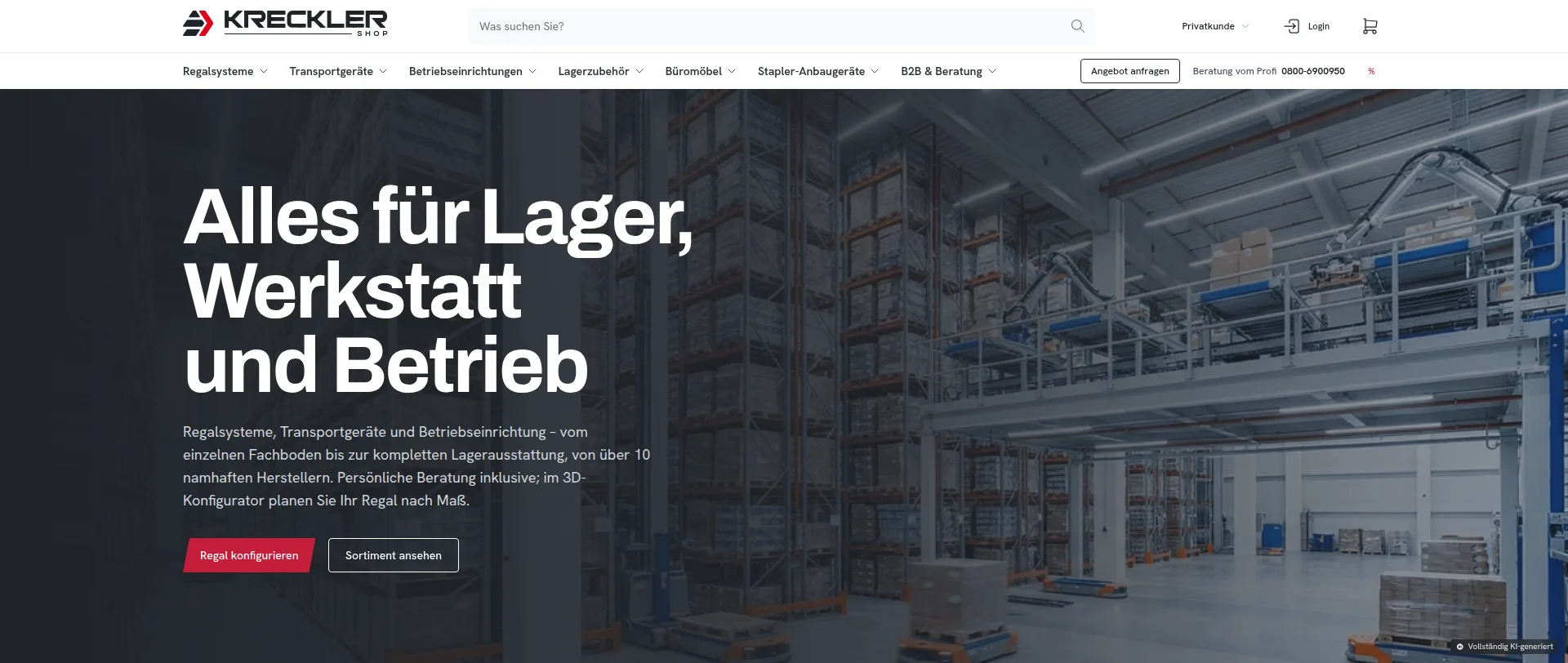 Startseite von kreckler.shop